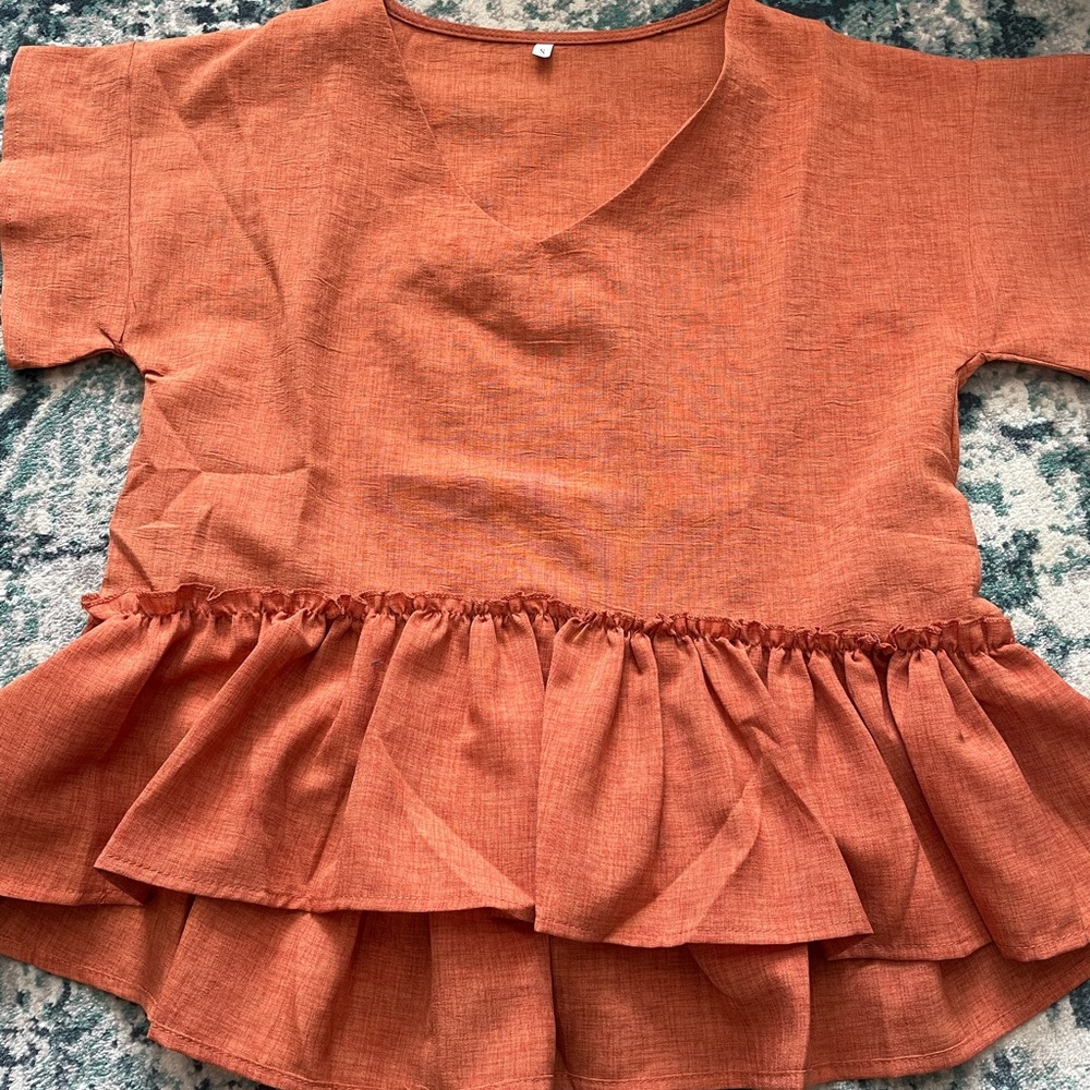 NWOT shein peplum top